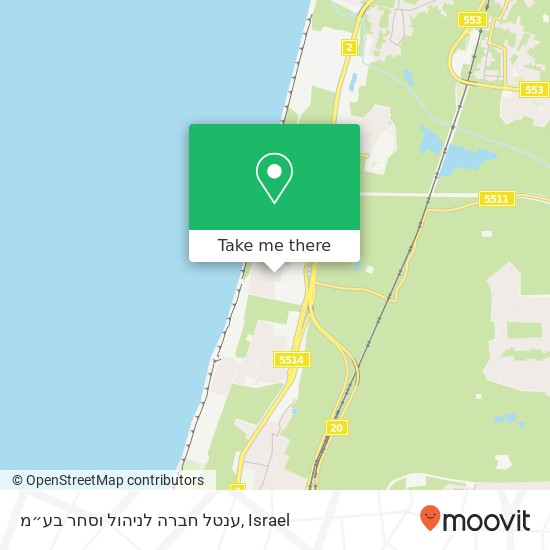 ענטל חברה לניהול וסחר בע״מ map