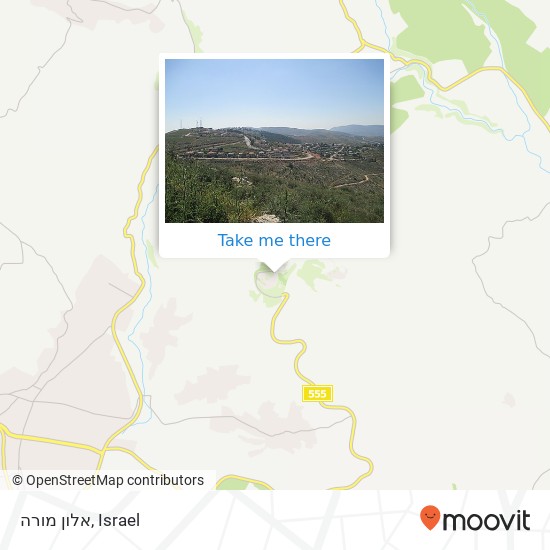 אלון מורה map