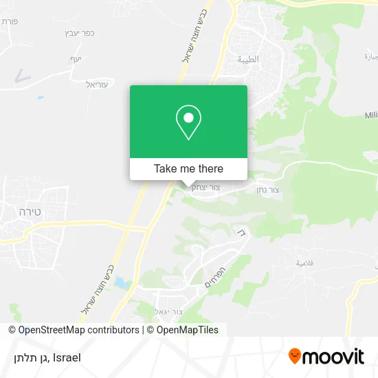 Карта גן תלתן
