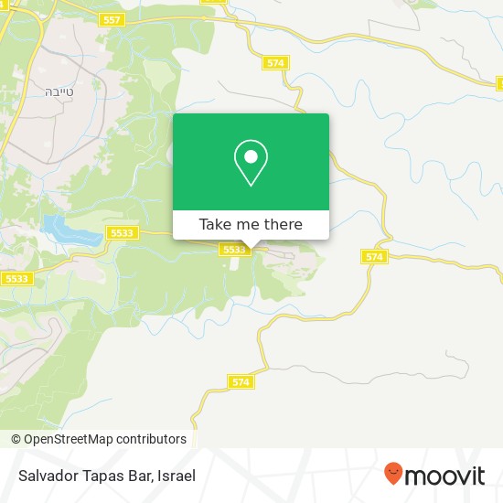 Карта Salvador Tapas Bar