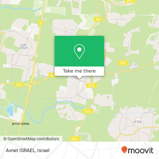 Avnet ISRAEL map