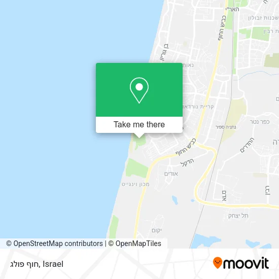 Карта חוף פולג
