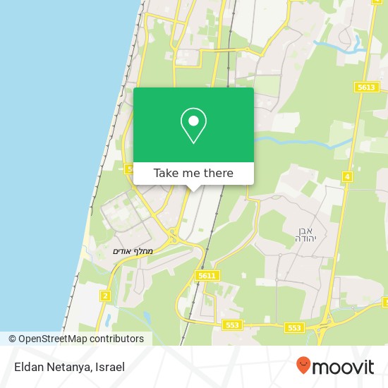Eldan Netanya map