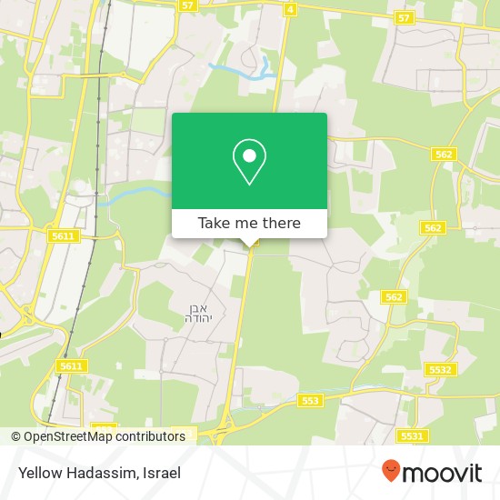 Карта Yellow Hadassim
