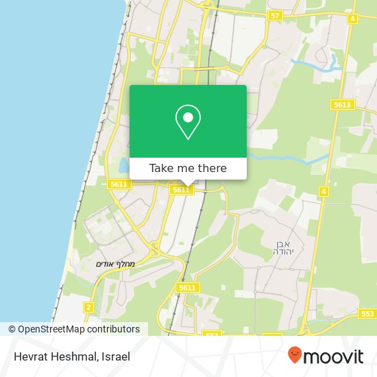 Карта Hevrat Heshmal