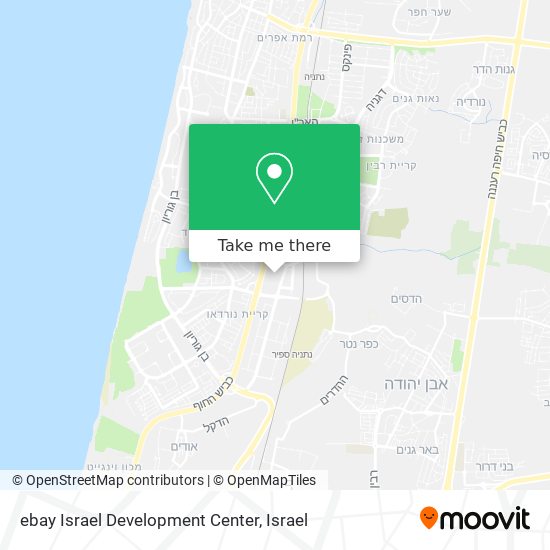 Карта ebay Israel Development Center