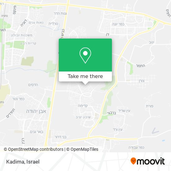 Kadima map