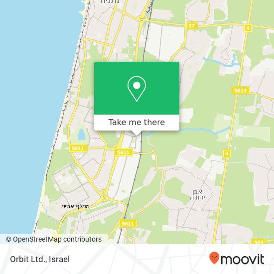 Orbit Ltd. map