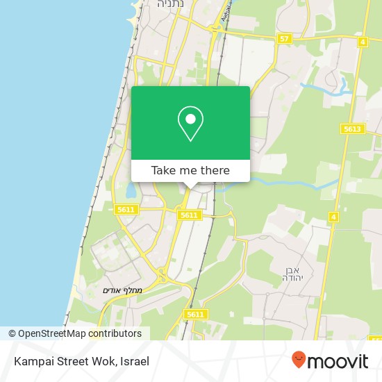 Kampai Street Wok map