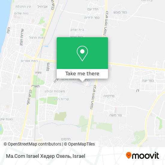 Ma.Com Israel Хедер Охель map