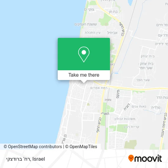 Карта רח' ברודצקי