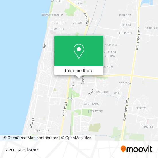 Карта שוק רמלה