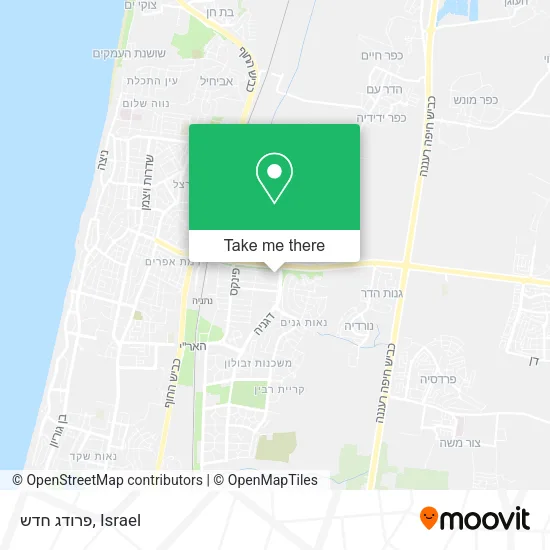 Карта פרודג חדש