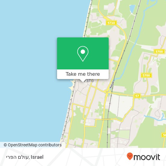 עולם הפרי map