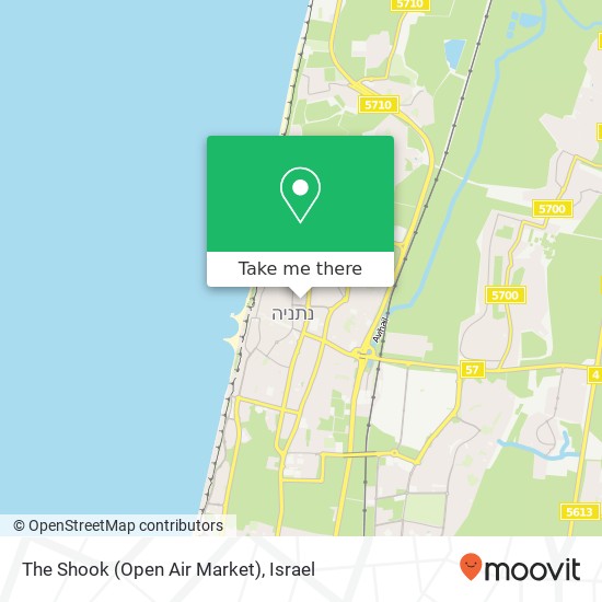 The Shook (Open Air Market) map