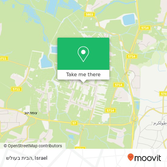 הבית בעולש map