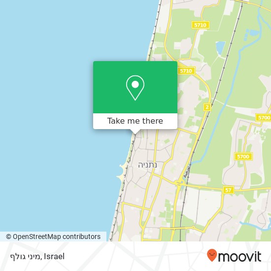 מיני גולף map