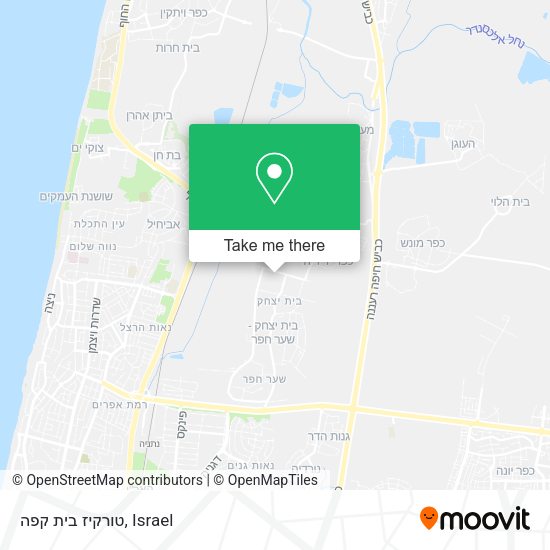 טורקיז בית קפה map