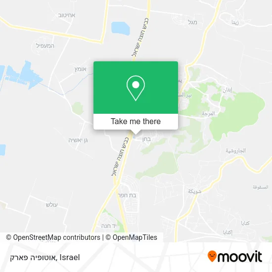 Карта אוטופיה פארק