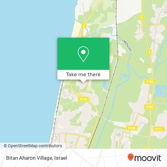Bitan Aharon Village map