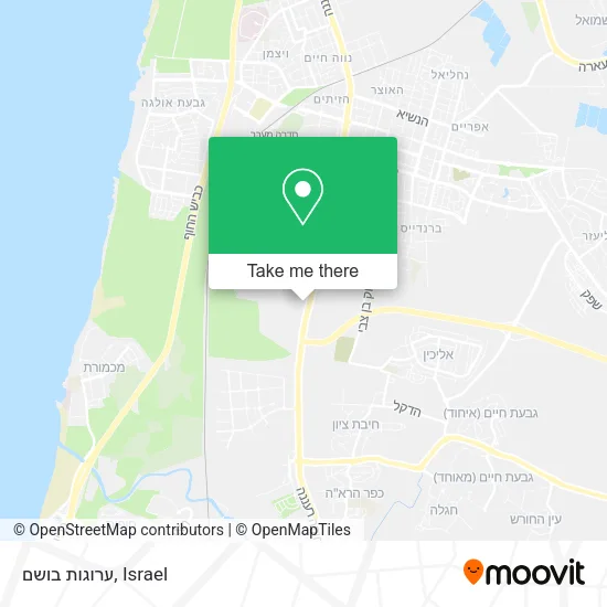 Карта ערוגות בושם