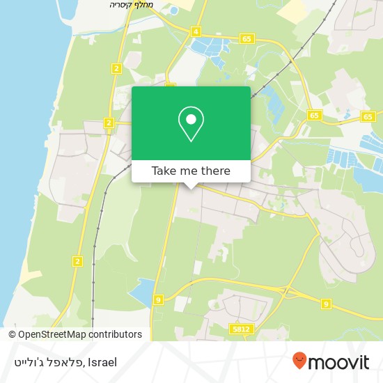 פלאפל ג'ולייט map