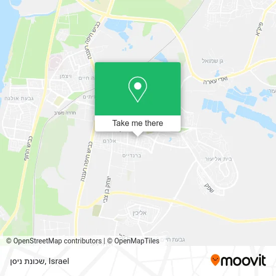 Карта שכונת ניסן