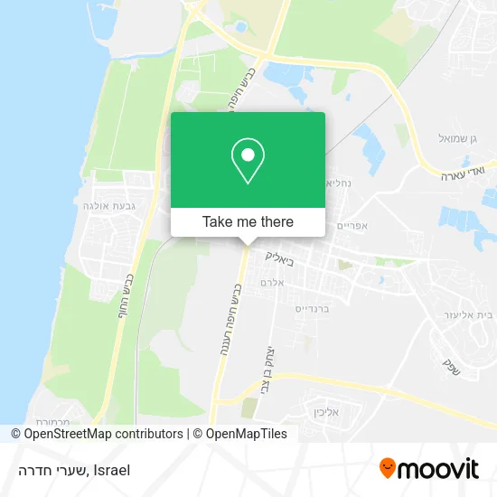 Карта שערי חדרה