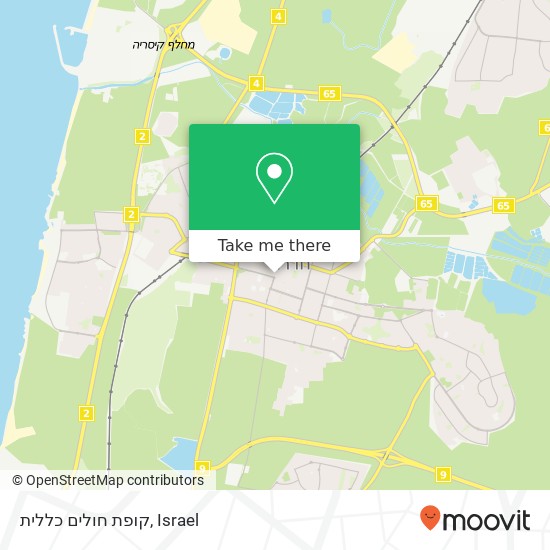 קופת חולים כללית map