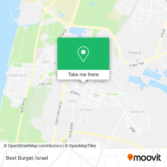 Карта Best Burger