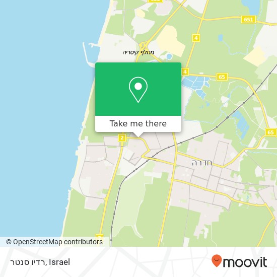 רדיו סנטר map