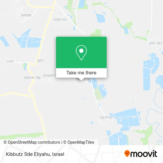 Карта Kibbutz Sde Eliyahu