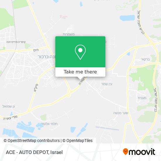 ACE - AUTO DEPOT map