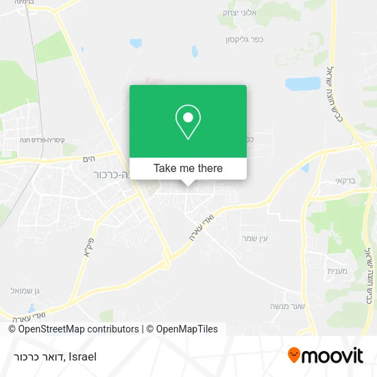 Карта דואר כרכור