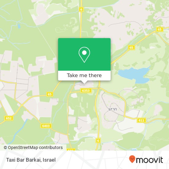 Taxi Bar Barkai map