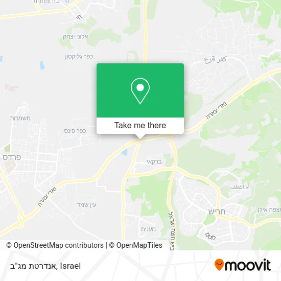 Карта אנדרטת מג"ב