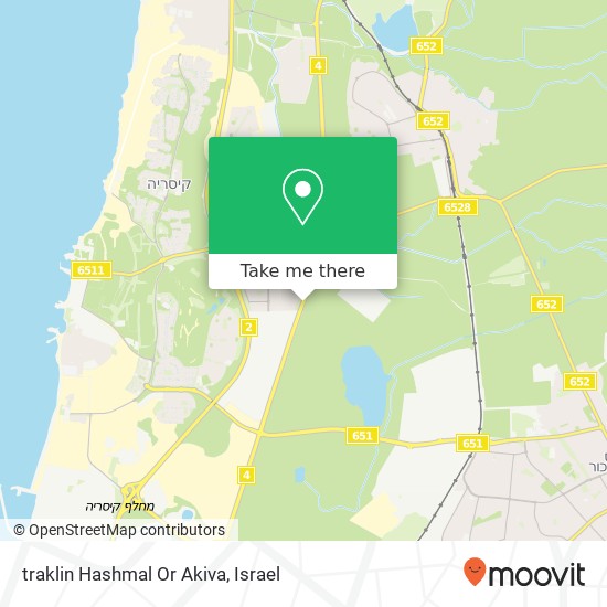 traklin Hashmal Or Akiva map