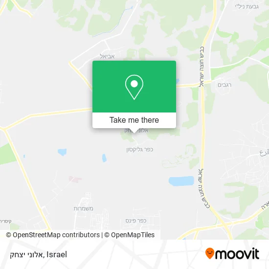 Карта אלוני יצחק
