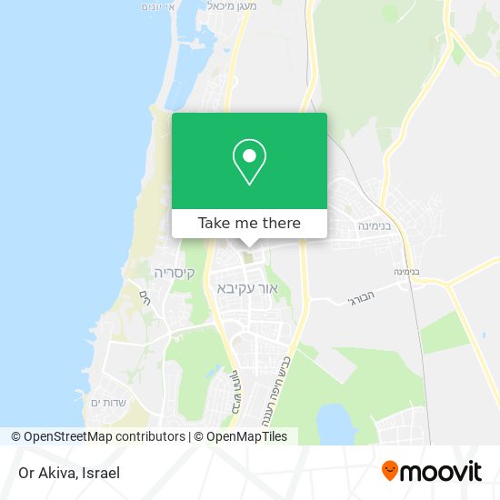 Or Akiva map