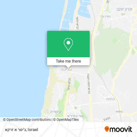 Карта ג'יסר א זרקא
