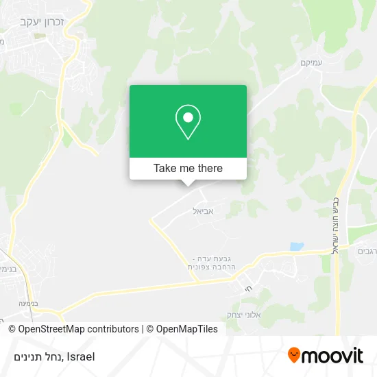 Карта נחל תנינים