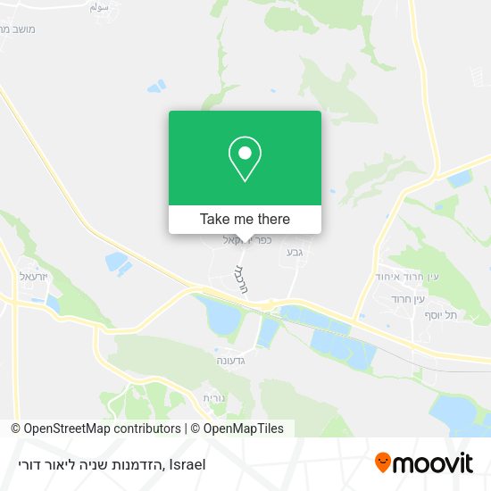 הזדמנות שניה ליאור דורי map