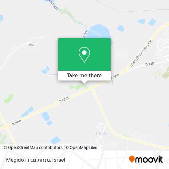 Карта Megido מנחת מגידו