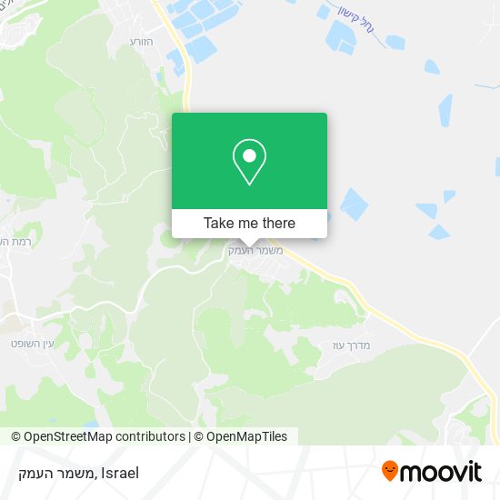 משמר העמק map