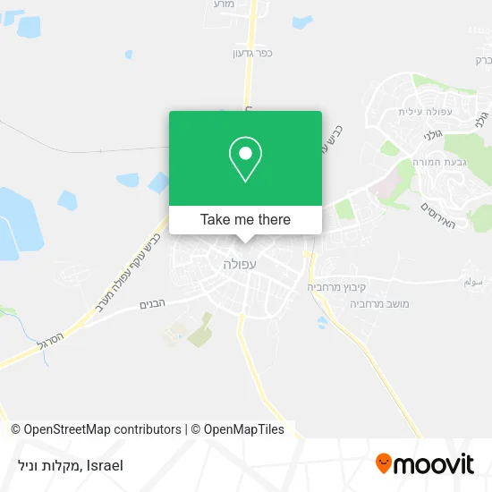 Карта מקלות וניל