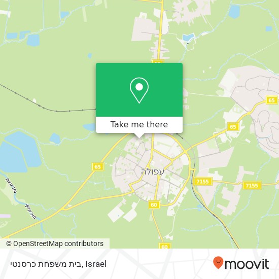 בית משפחת כרסנטי map