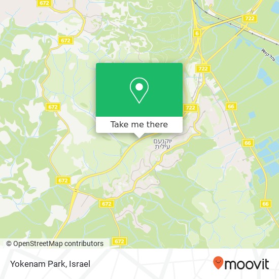 Yokenam Park map
