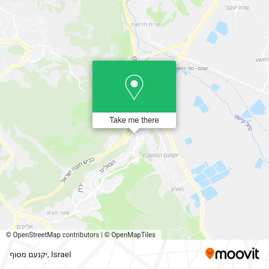 Карта יקנעם מסוף