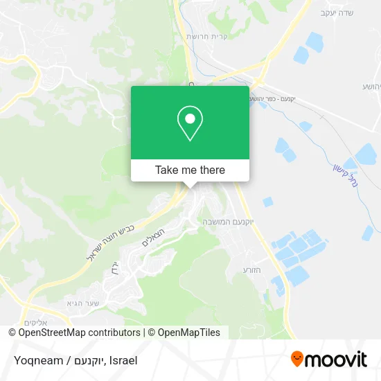 Карта Yoqneam / יוקנעם