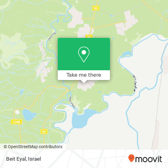 Beit Eyal map